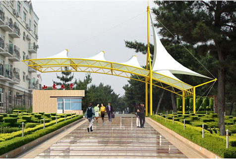   膜結構車棚的光照性能