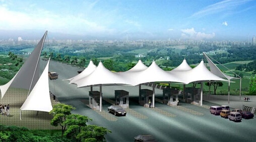 充電樁膜結構車棚帶有哪些優勢